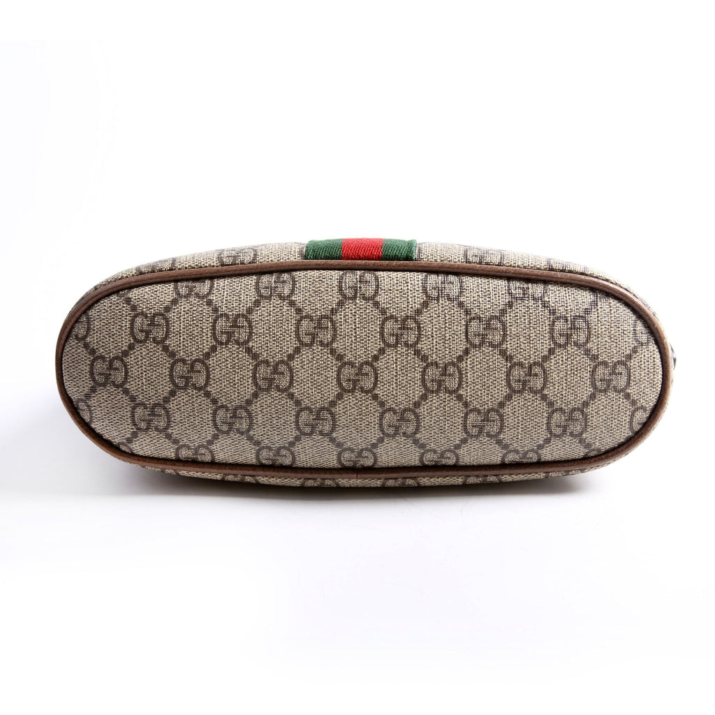62551 Ophidia GG Supreme Large Cosmetic Case Brown