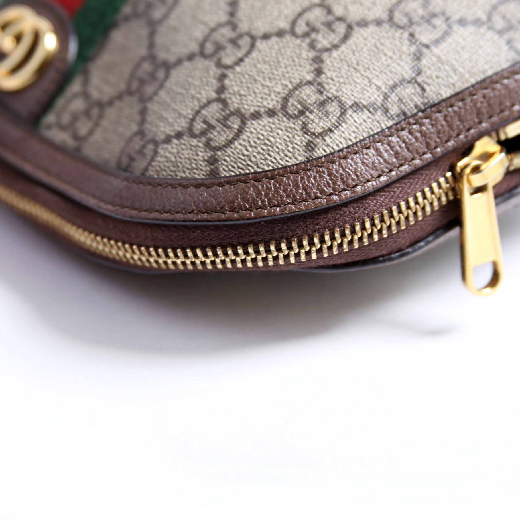 62551 Ophidia GG Supreme Large Cosmetic Case Brown