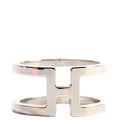 Hermes H En Rond Scarf Ring 140 Silver