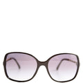 5210-Q-A Square Chain Sunglasses Black