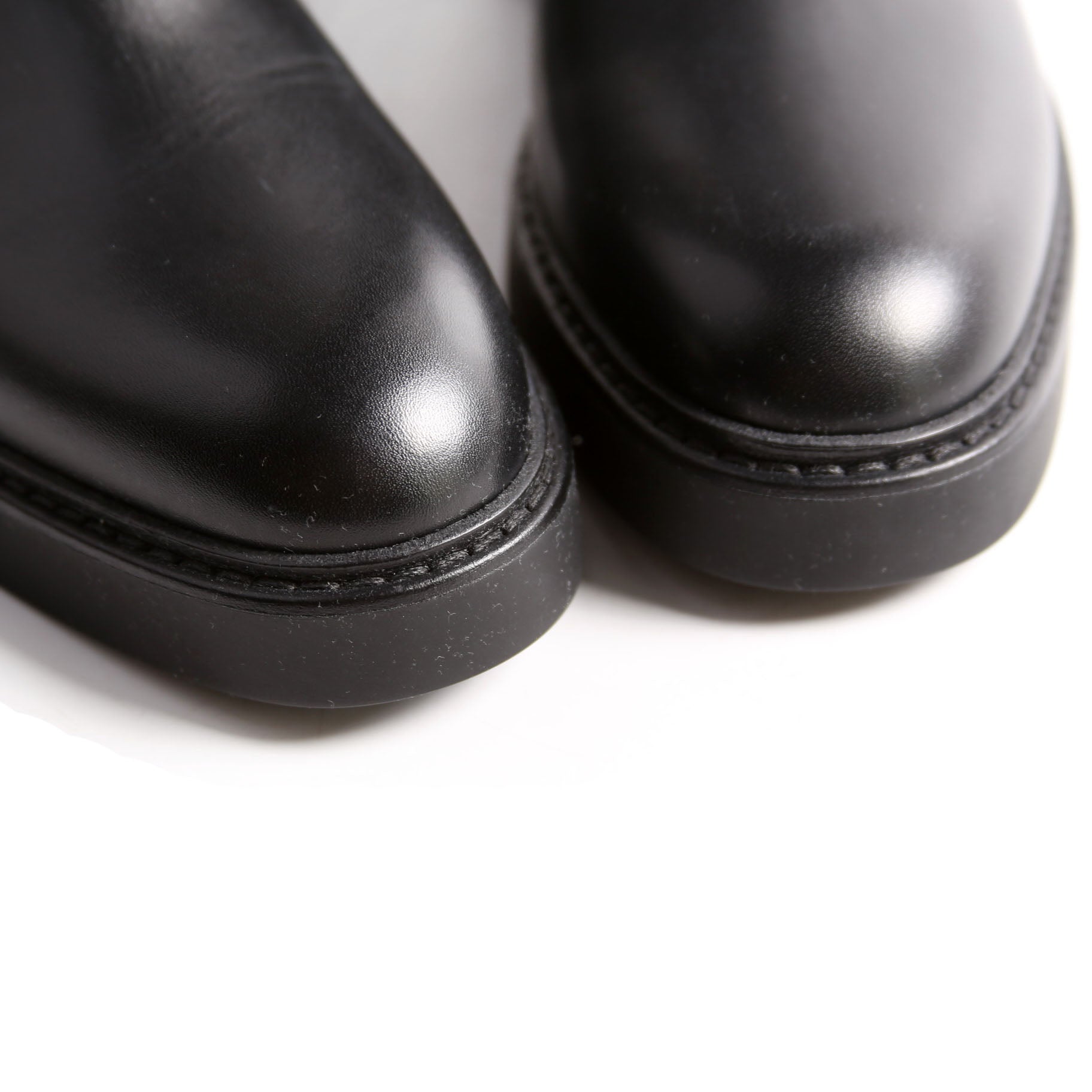 Gucci Guccissima Horse Slim Riding Boots Size 37.5 Black