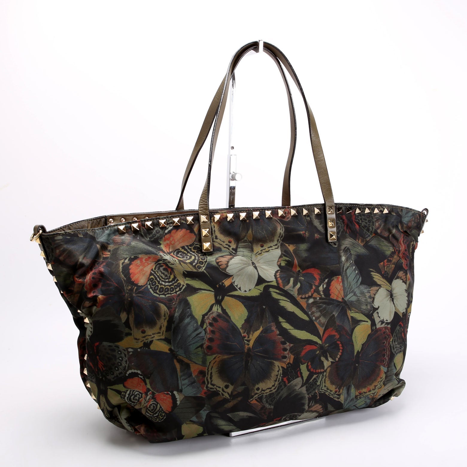 Rockstud Camubutterfly Nylon Tote Multicolor