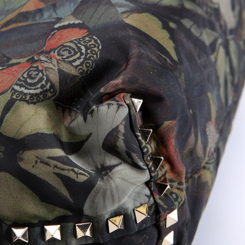 Rockstud Camubutterfly Nylon Tote Multicolor