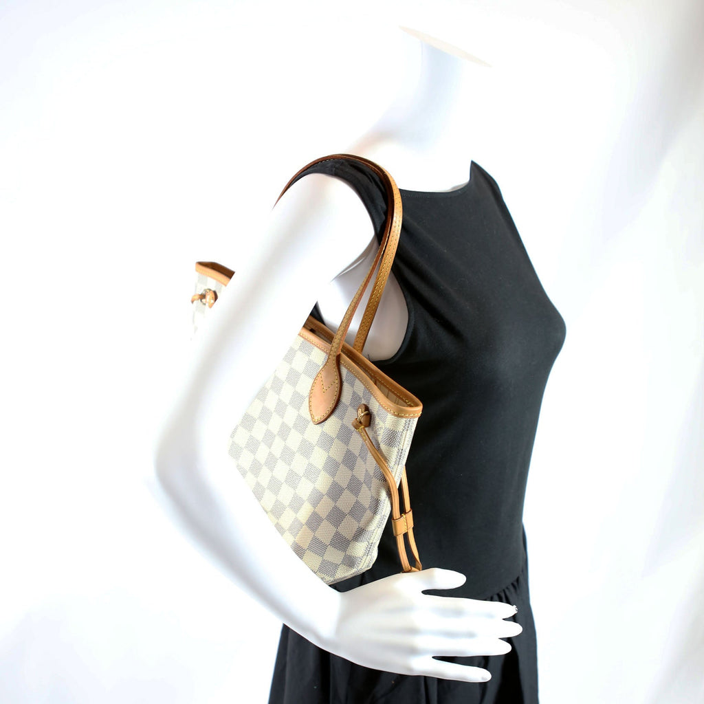 Neverfull PM Damier Azur Beige