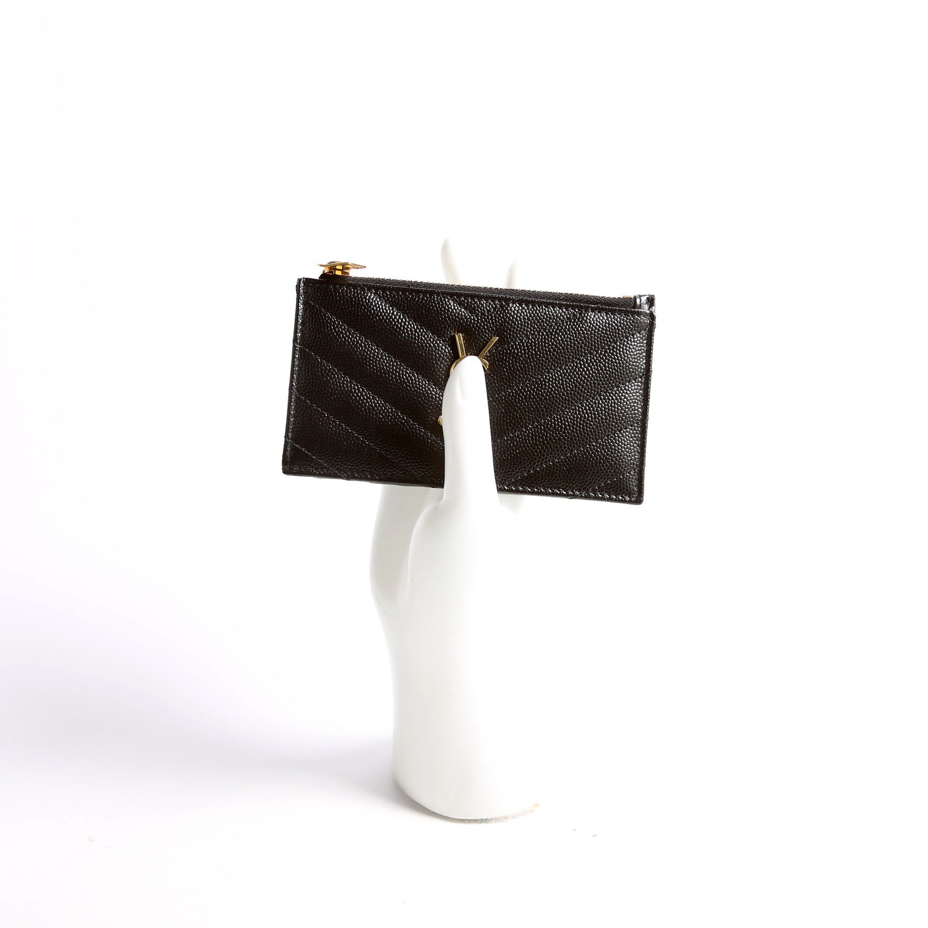 Grain De Poudre Fragments Card Holder 607915 Black