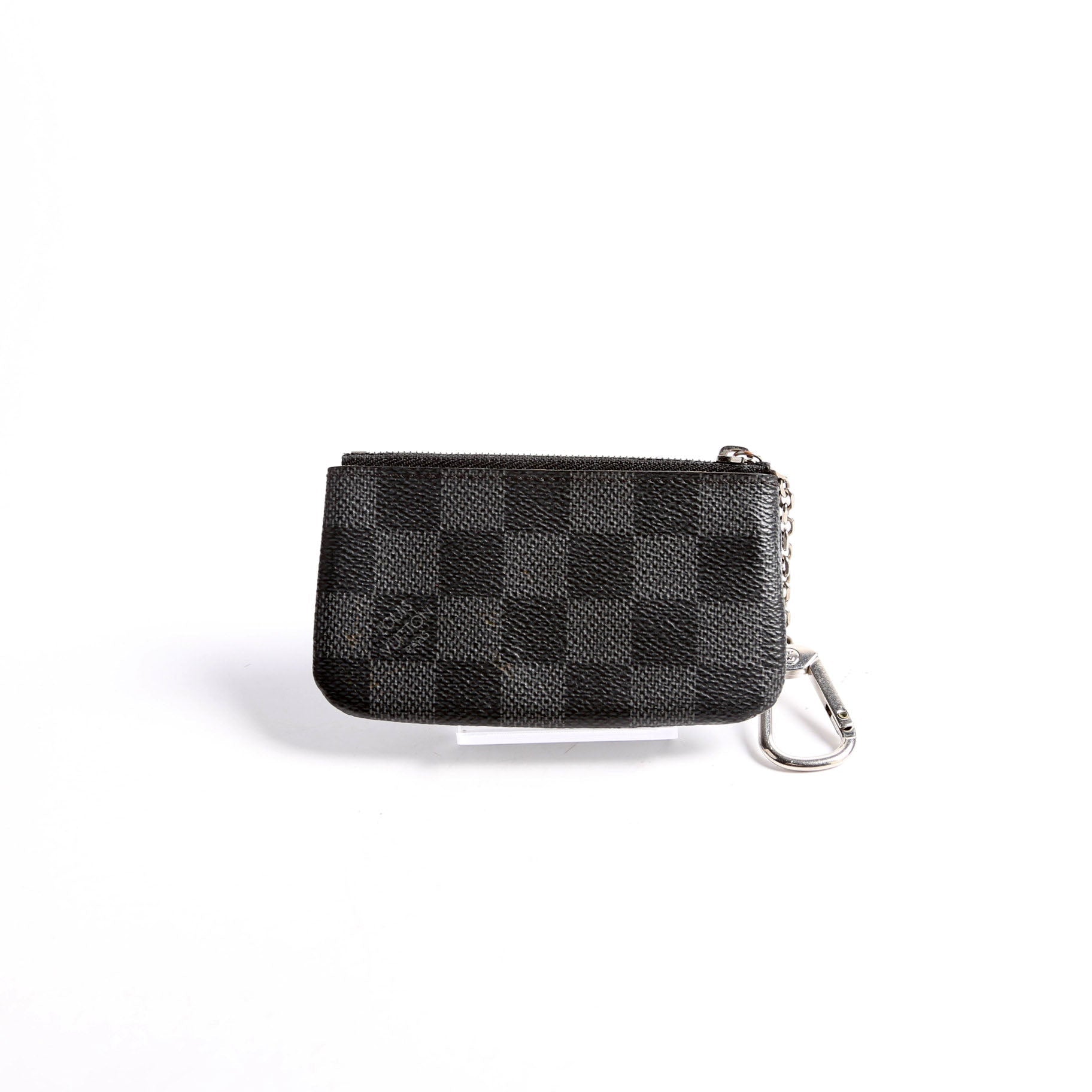 Pochette Cles Damier Graphite