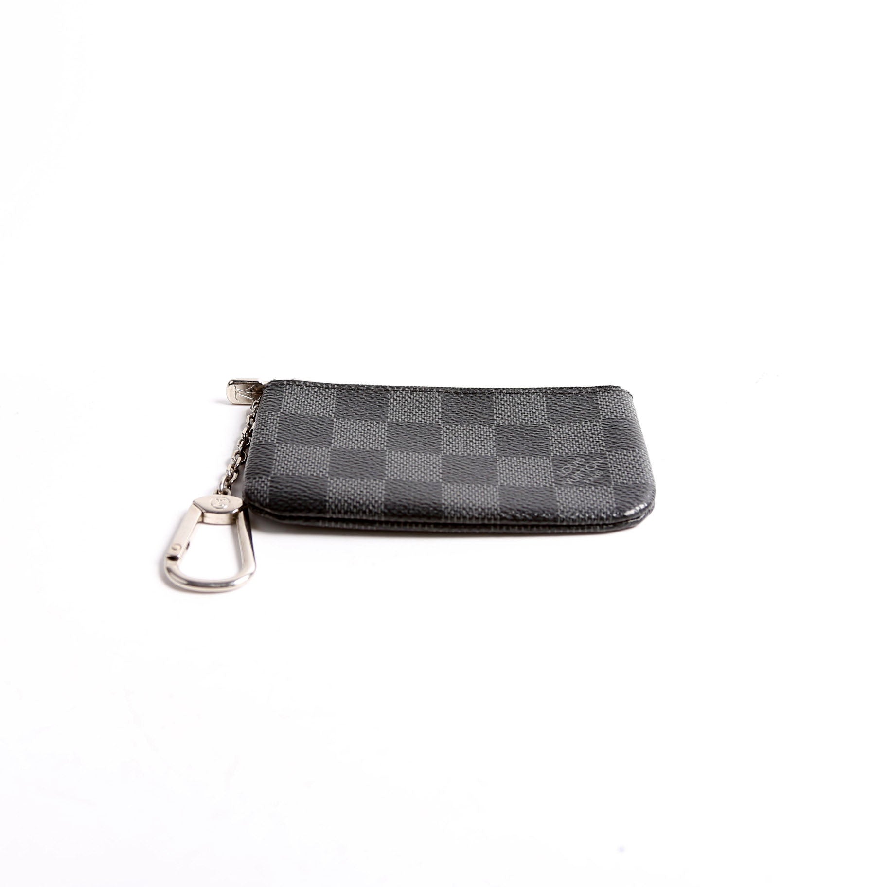 Pochette Cles Damier Graphite
