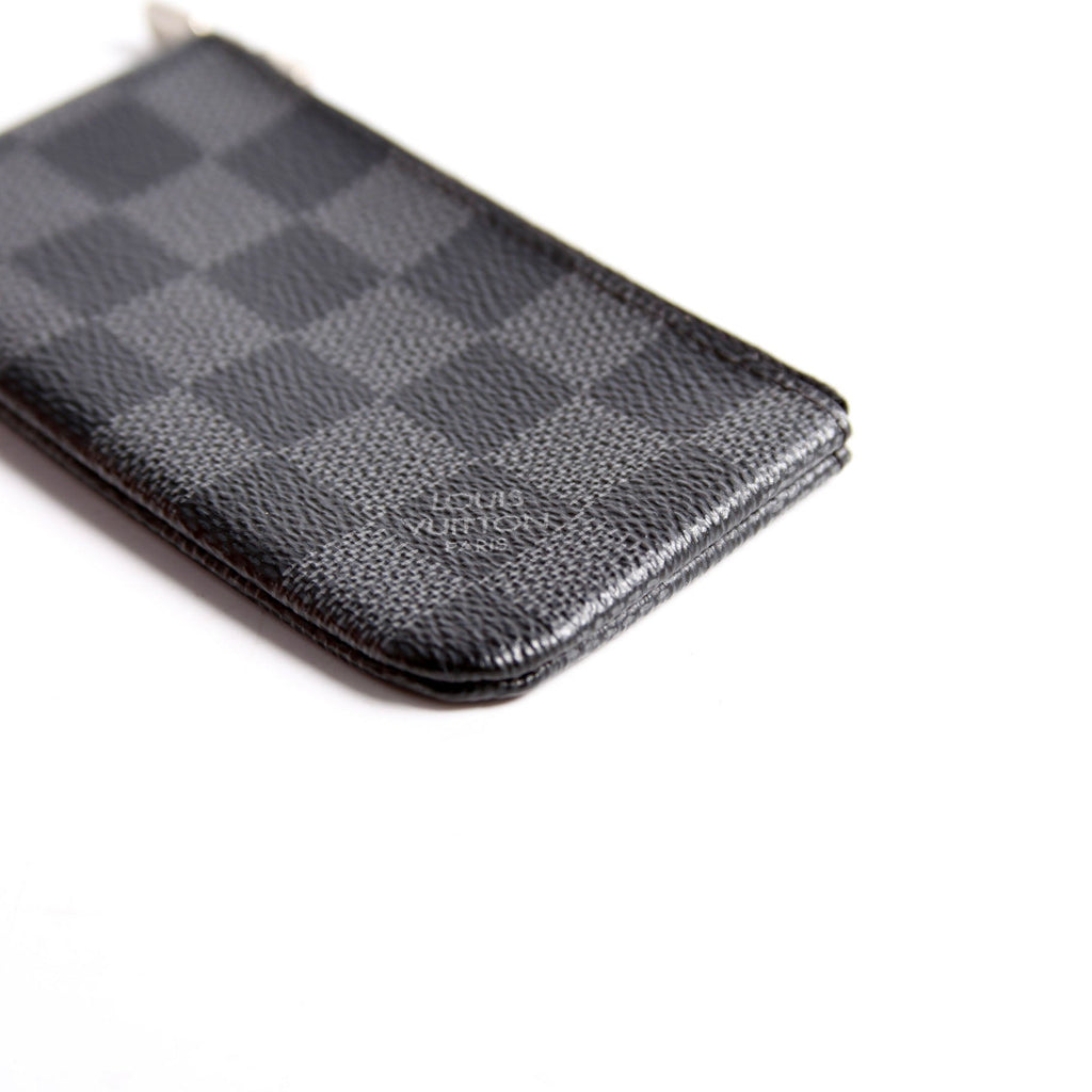 Pochette Cles Damier Graphite
