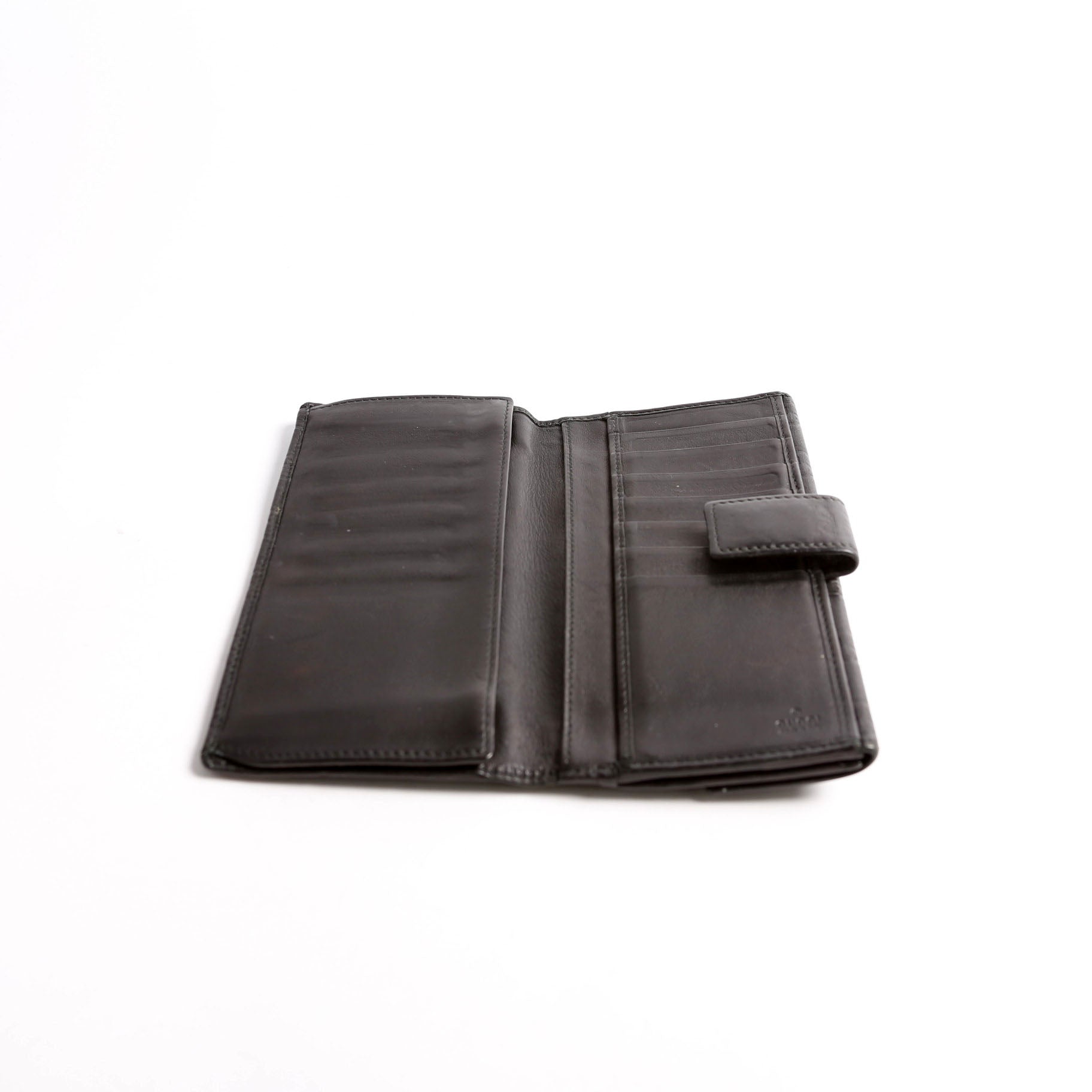 112715 GG Leather Continental Wallet