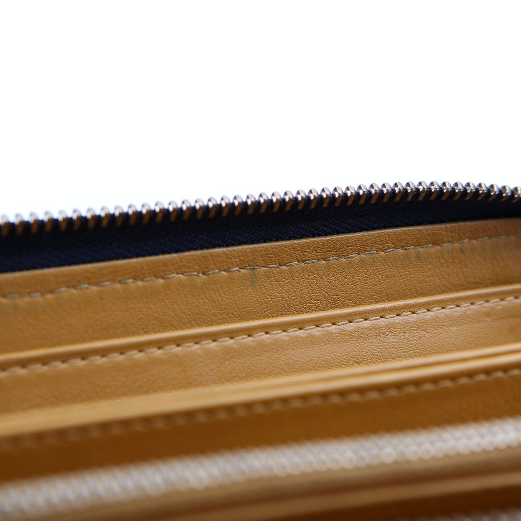 Zippy Wallet Denim Monogram Dark Blue
