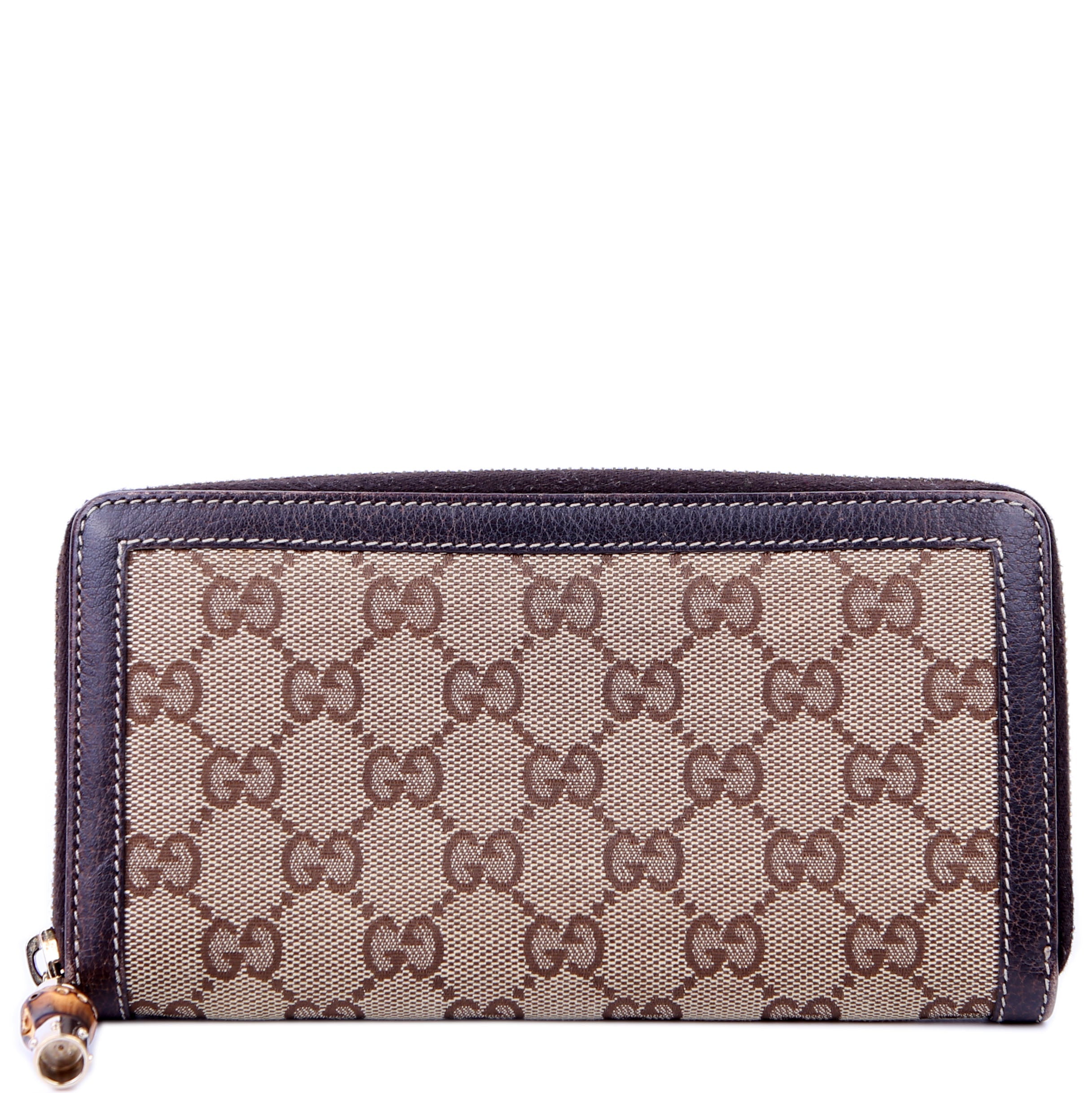 224253 GG Bamboo Zip Wallet