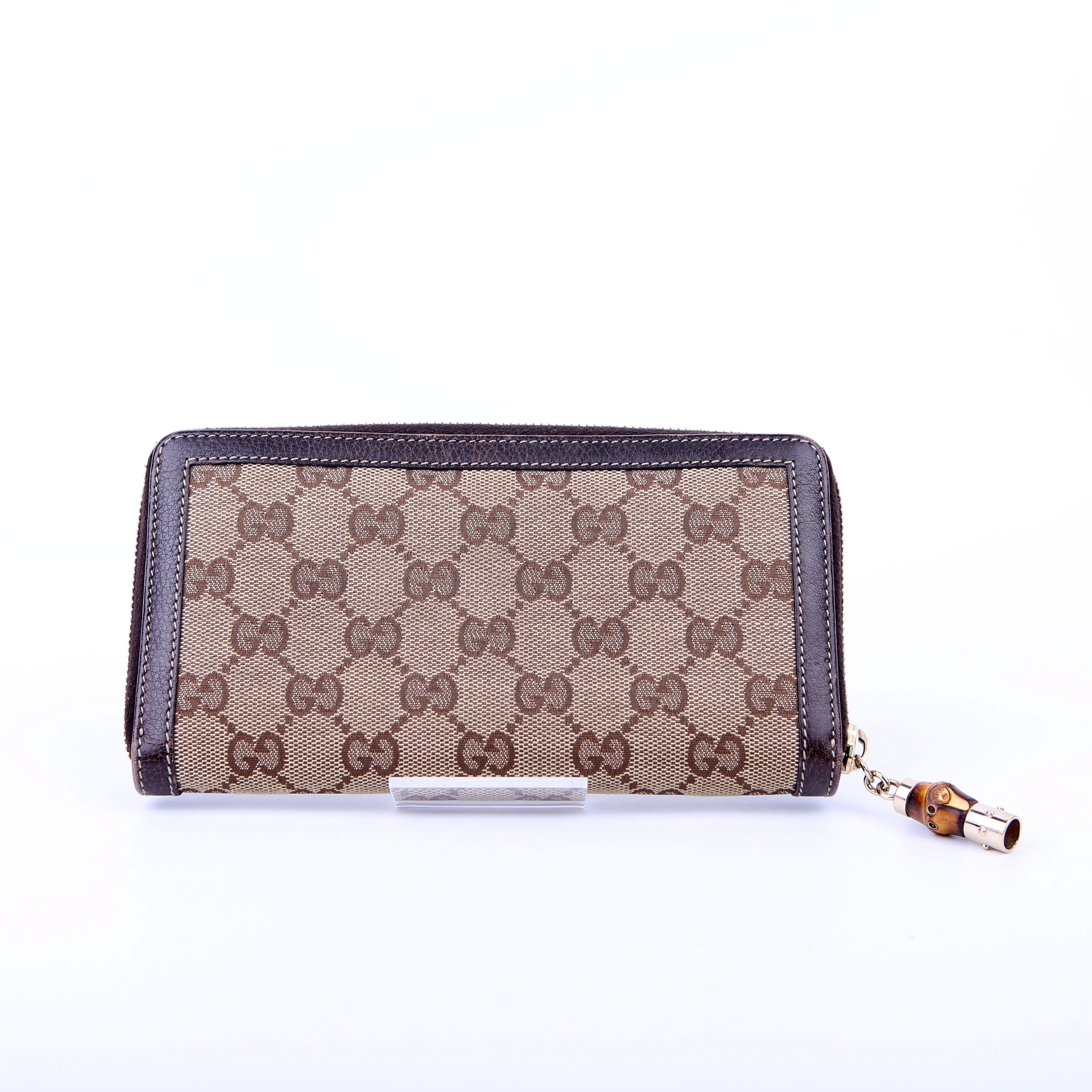224253 GG Bamboo Zip Wallet