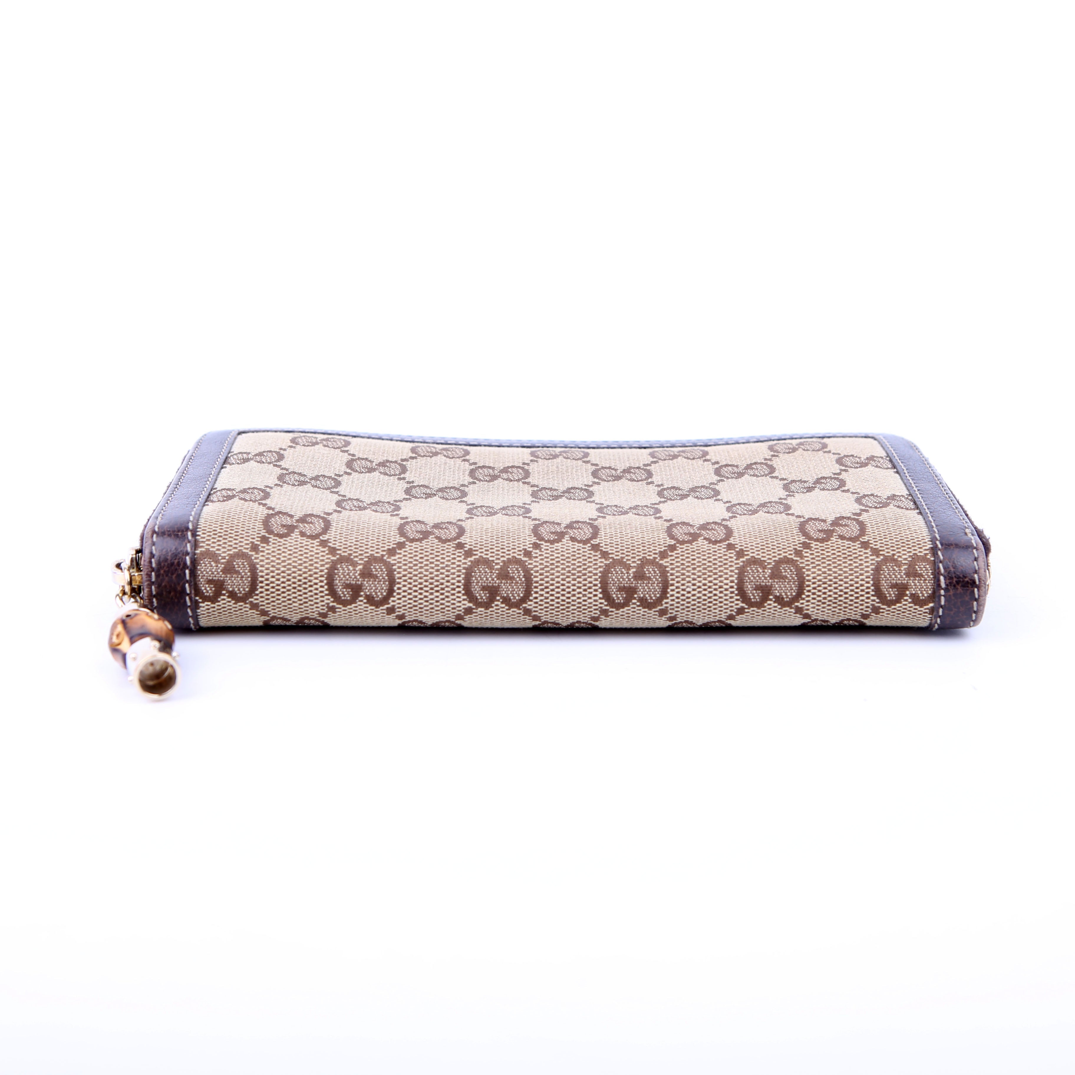 224253 GG Bamboo Zip Wallet