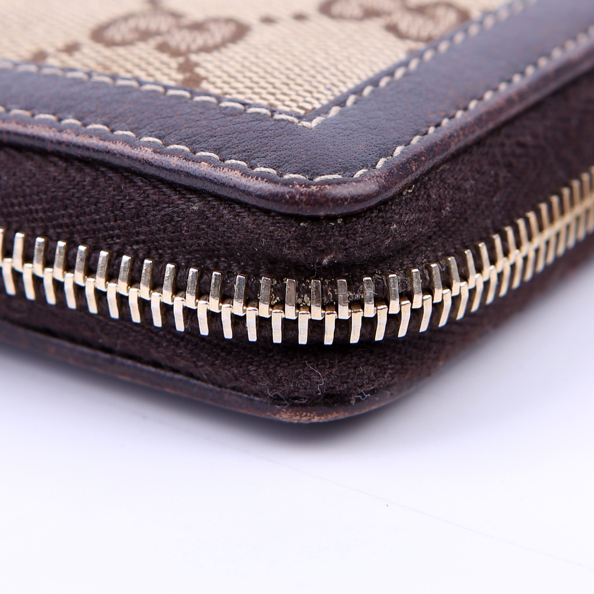 224253 GG Bamboo Zip Wallet