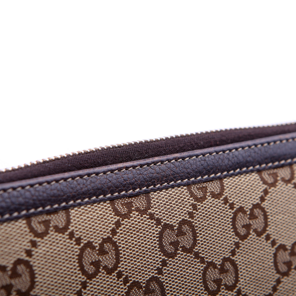 224253 GG Bamboo Zip Wallet