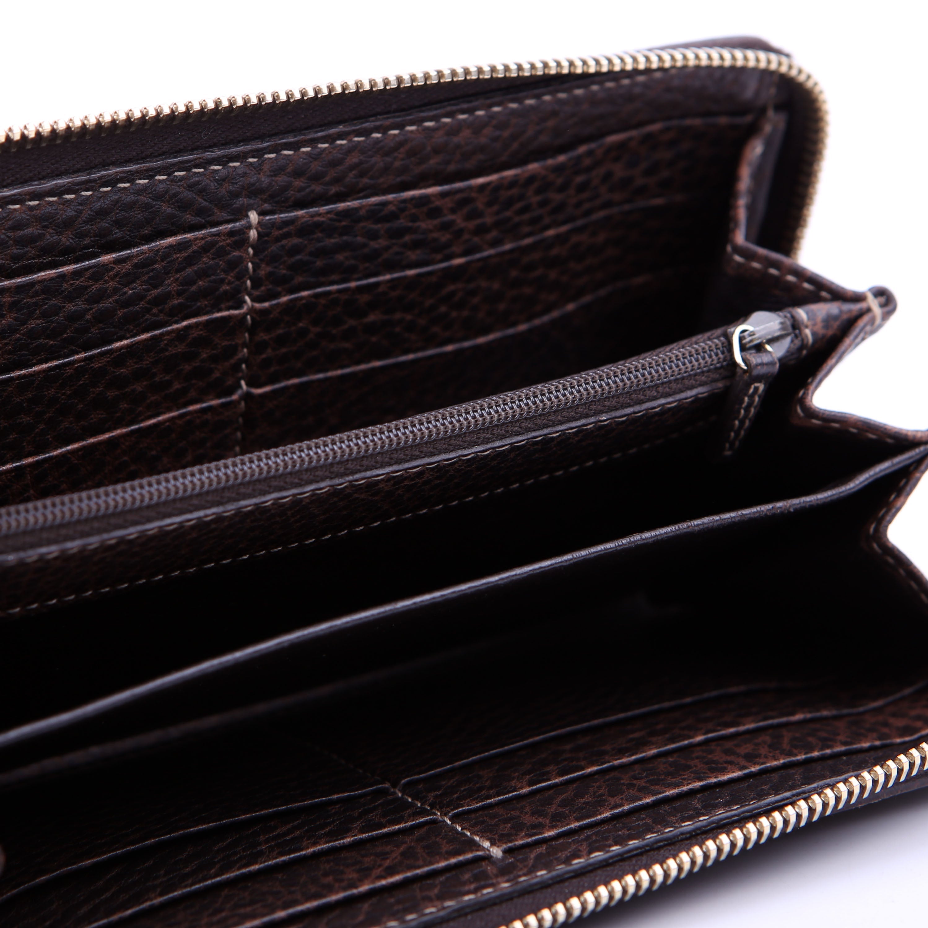 224253 GG Bamboo Zip Wallet