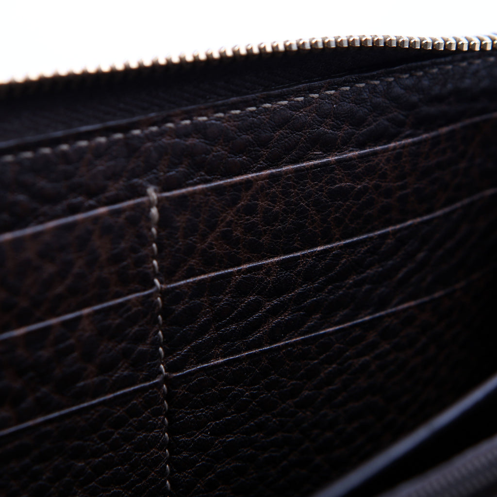 224253 GG Bamboo Zip Wallet