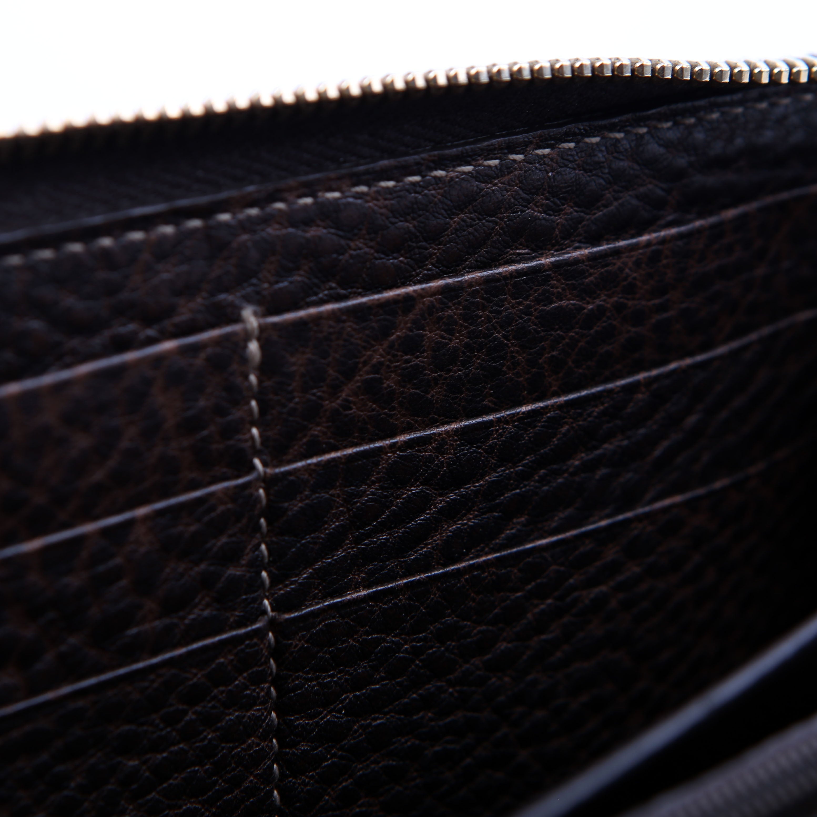 224253 GG Bamboo Zip Wallet