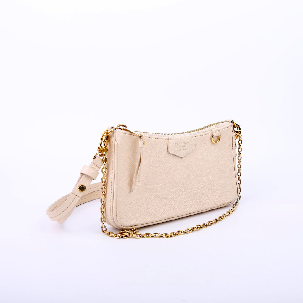 Easy Pouch On Strap Empreinte Cream