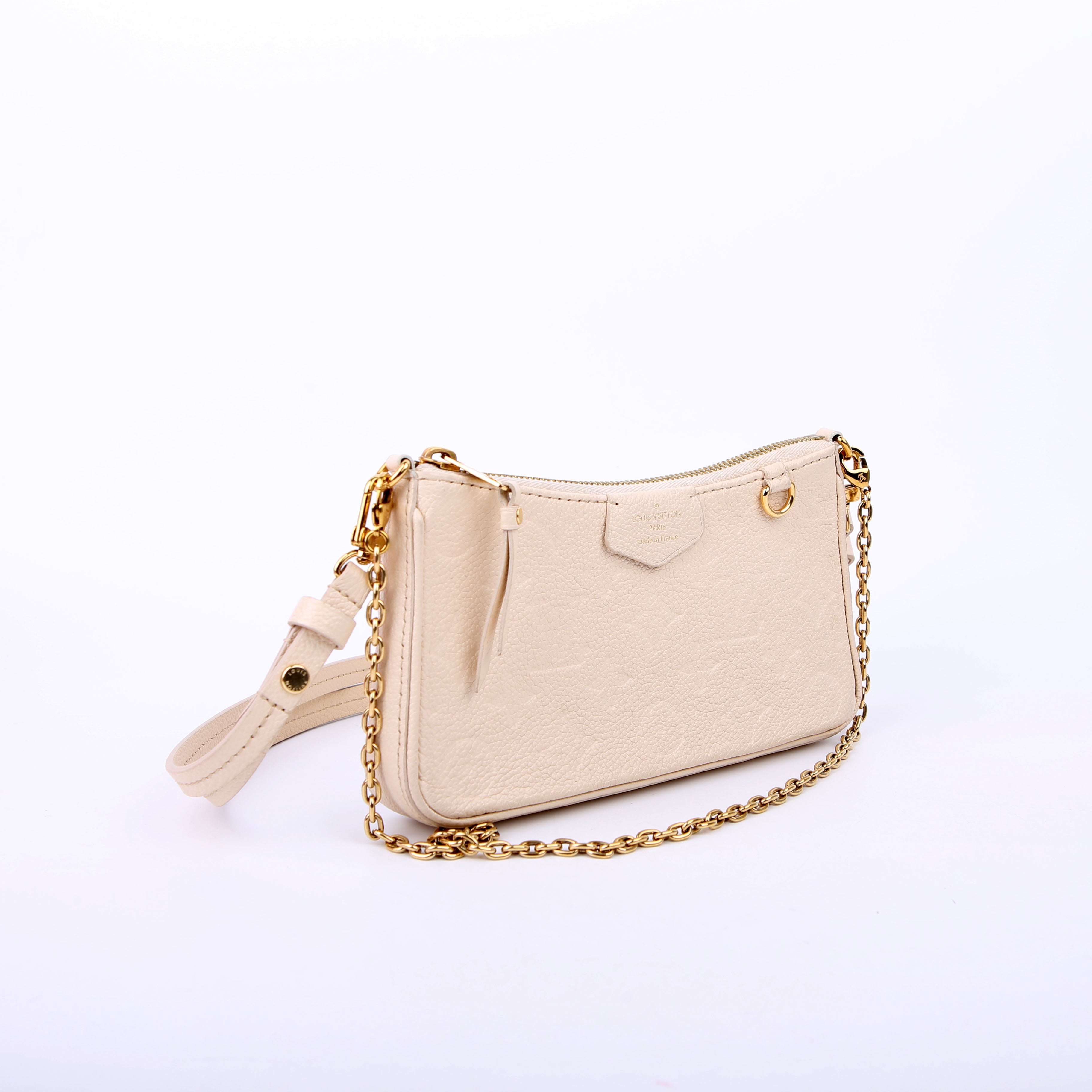 Easy Pouch On Strap Empreinte Cream