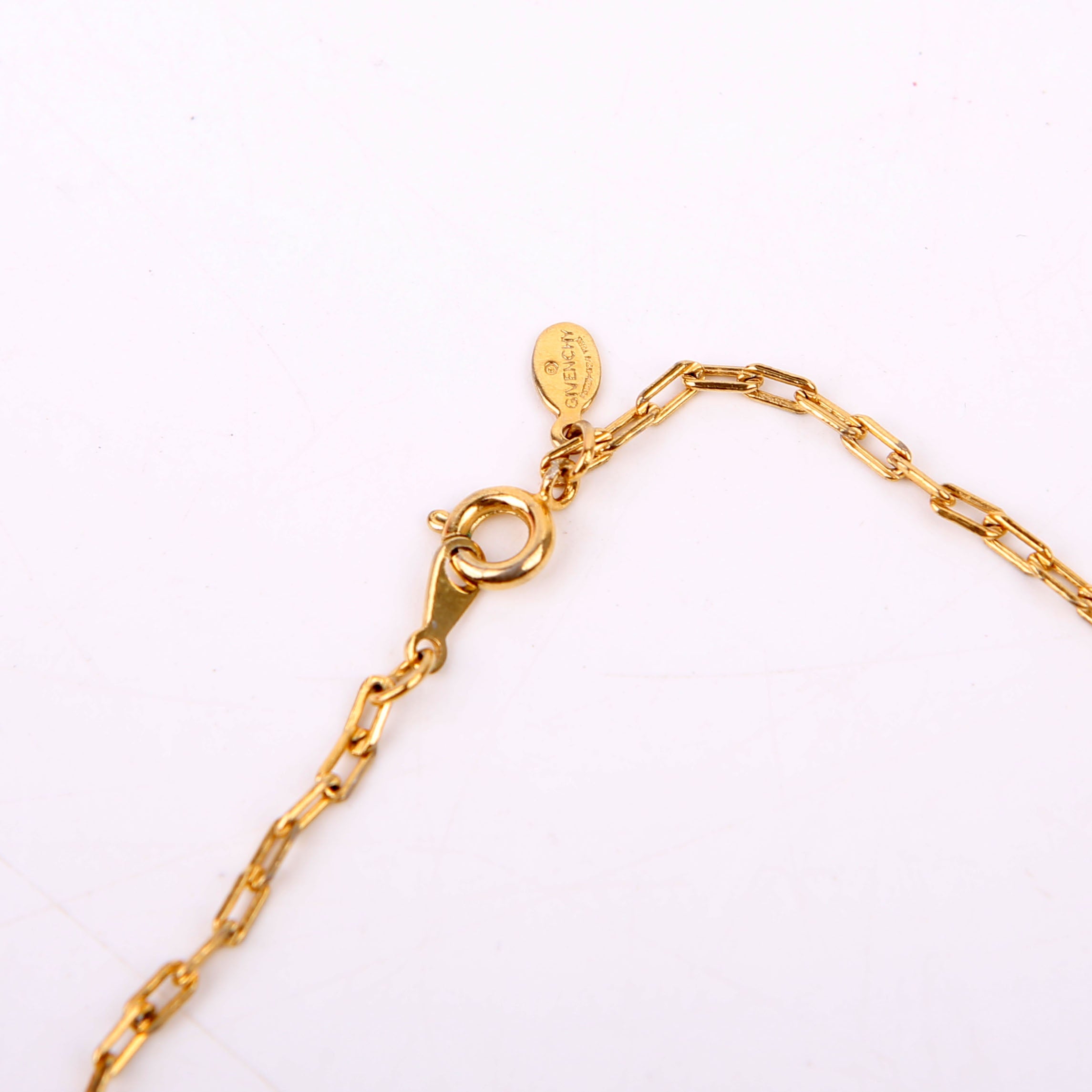 Double G Pendant Vintage Necklace Gold