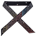 CC Slim Bandeau Silk Scarf Black