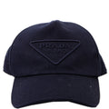 1HC179 Embroidered Logo Baseball Cap Size Medium Navy