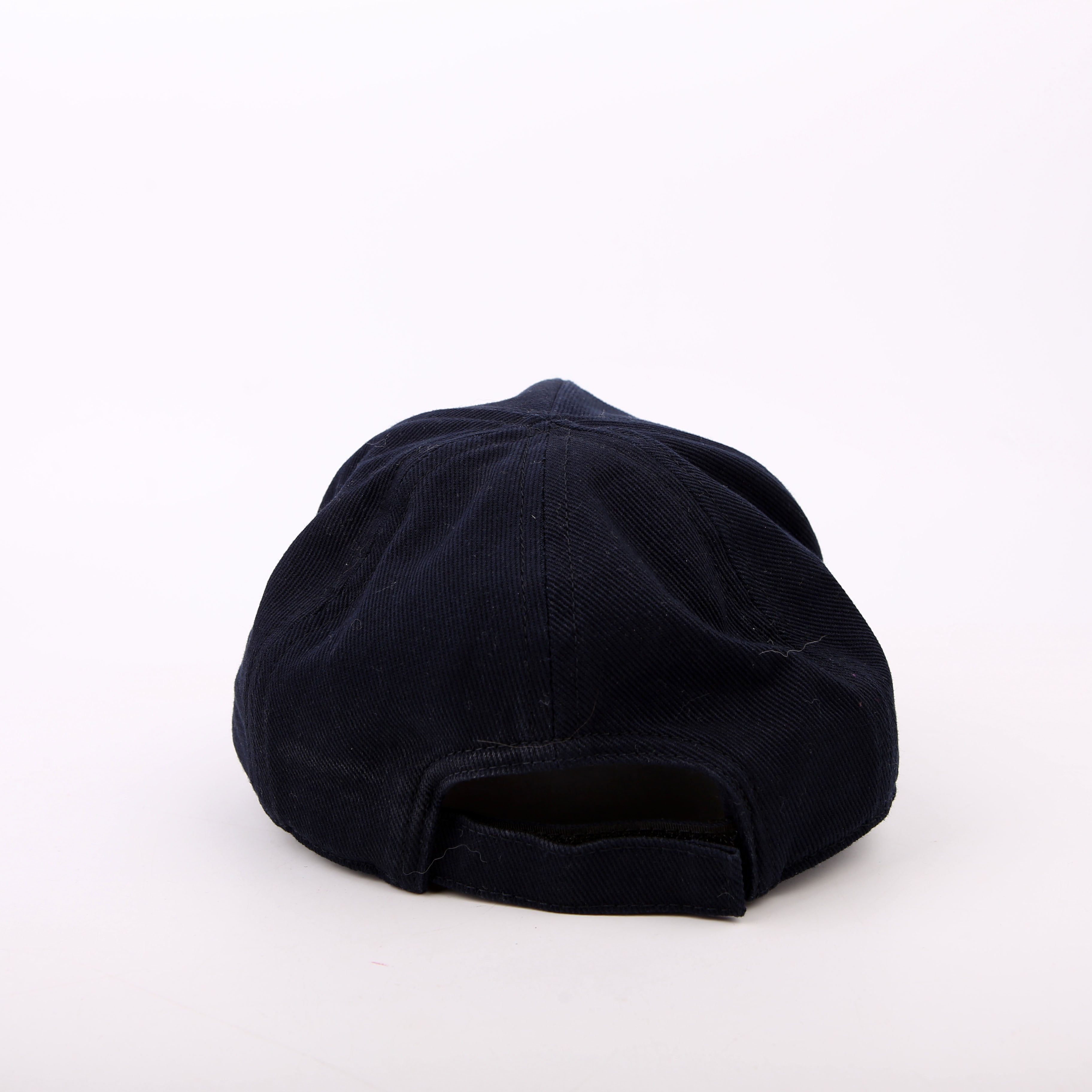 1HC179 Embroidered Logo Baseball Cap Size Medium Navy