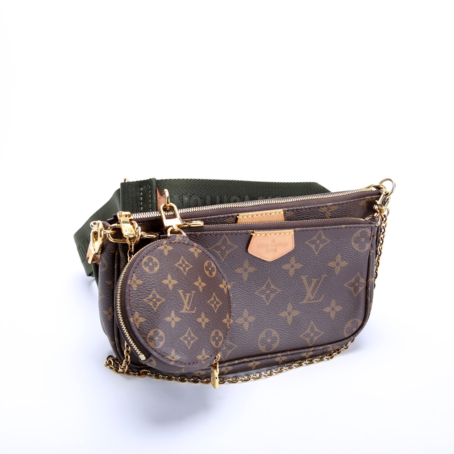 Multi Pochette Monogram Green