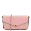 Pochette Felicie Epi Leather Pink
