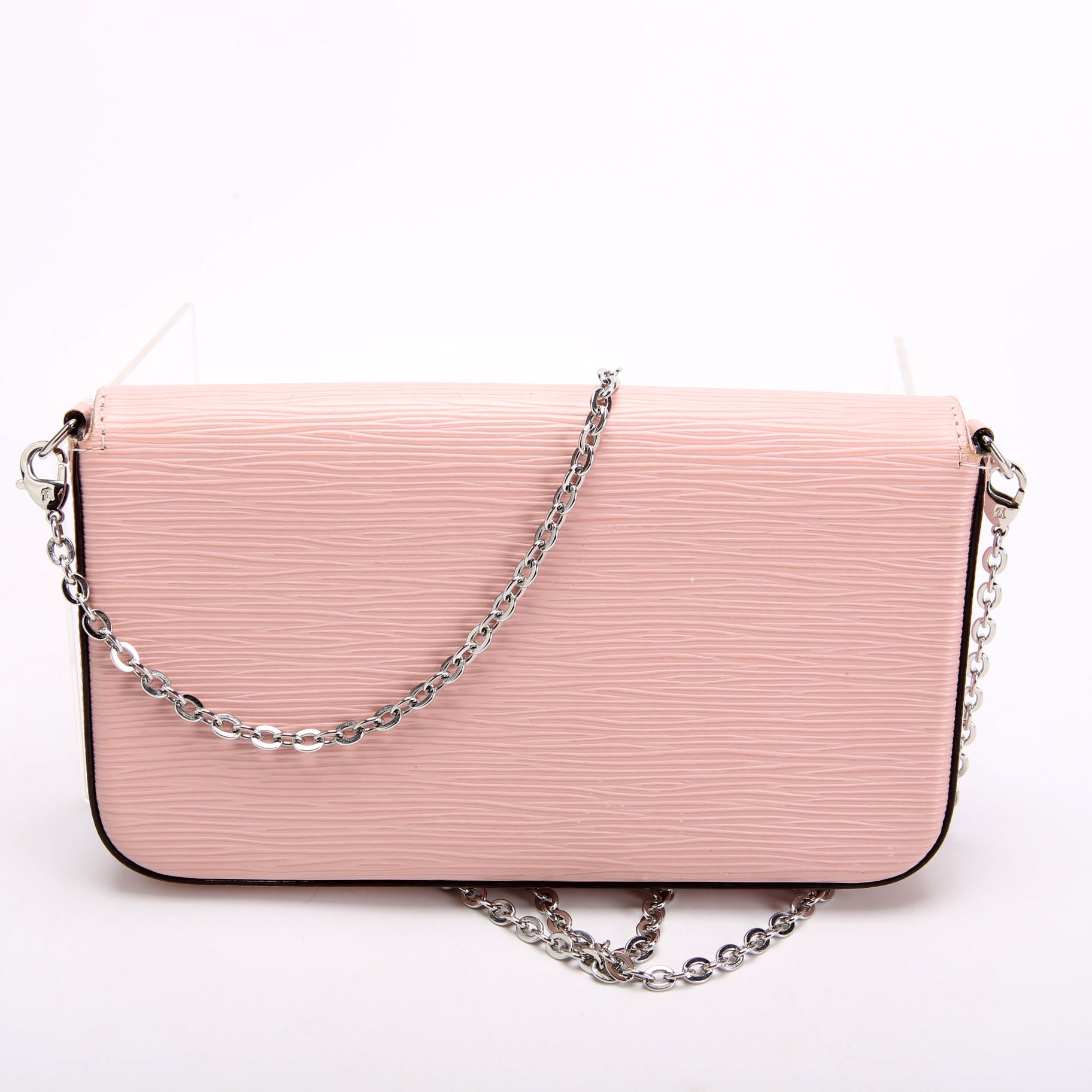 Pochette Felicie Epi Leather Pink