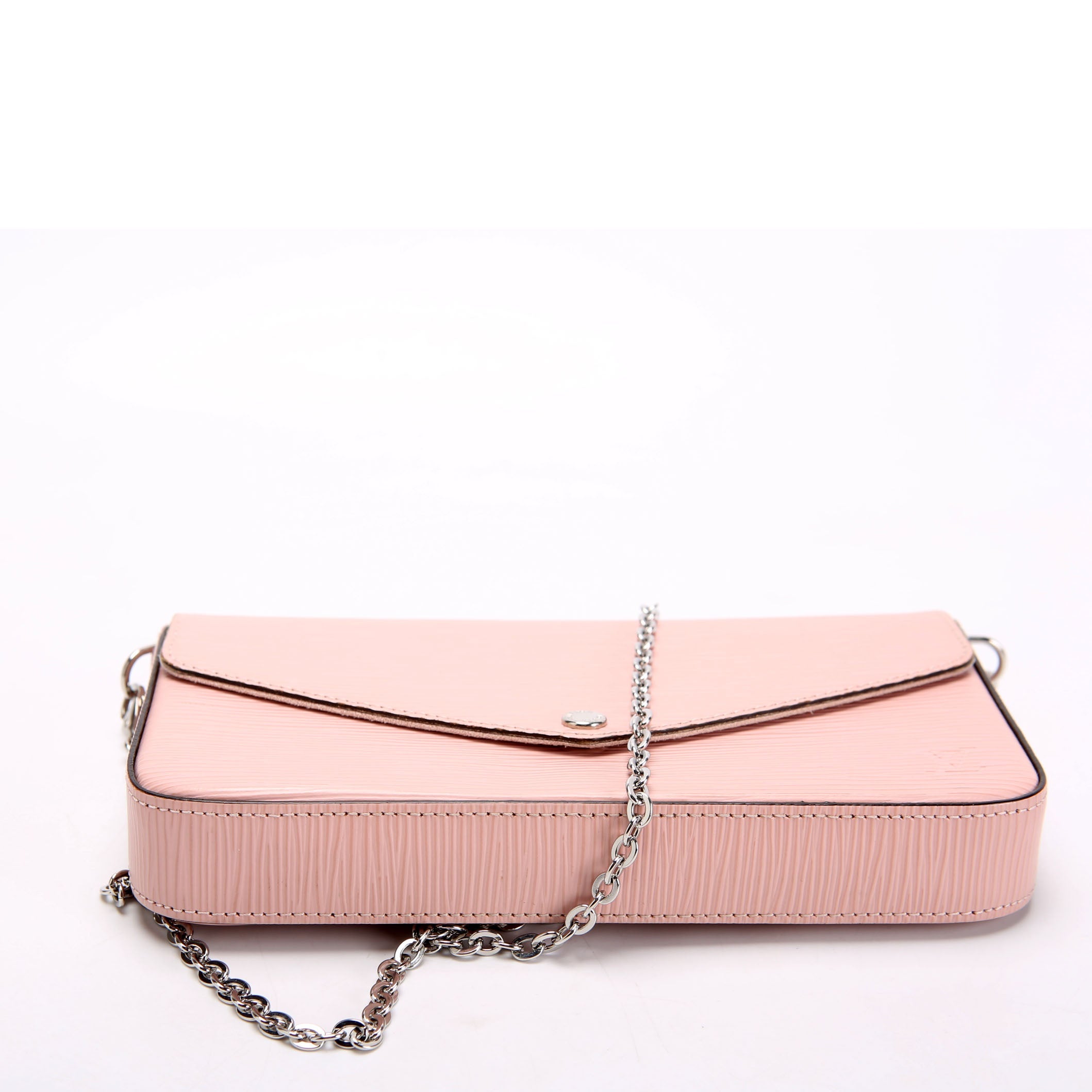 Pochette Felicie Epi Leather Pink