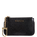 Gucci 790102 Script Key Case Black