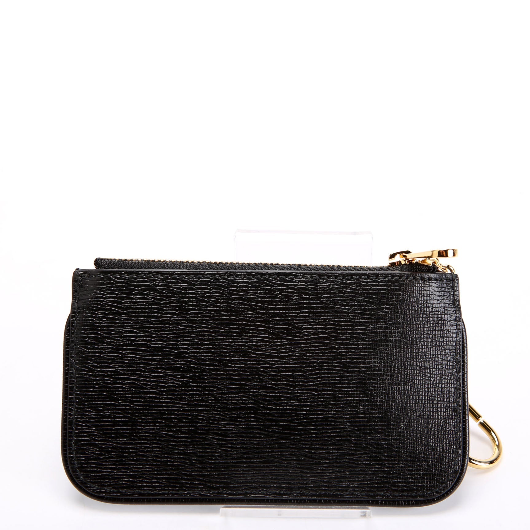 Gucci 790102 Script Key Case Black