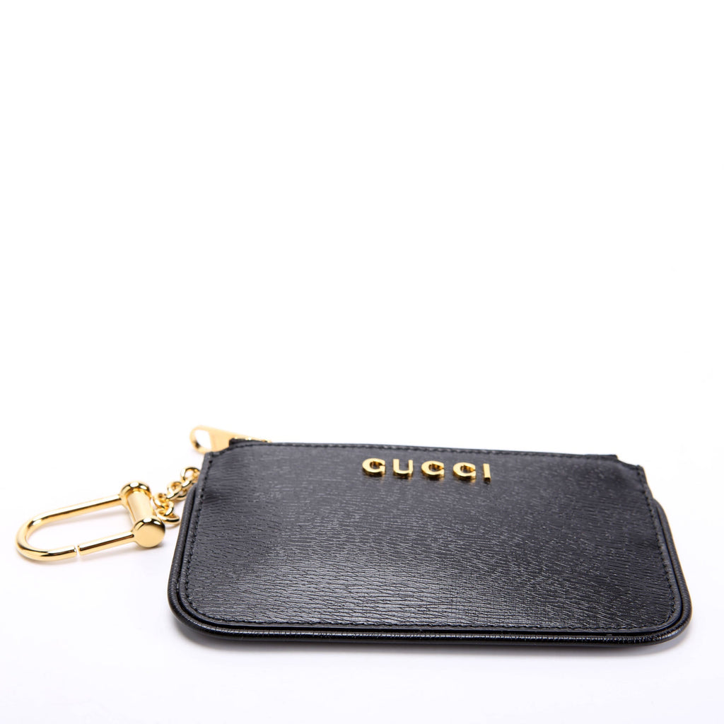 Gucci 790102 Script Key Case Black