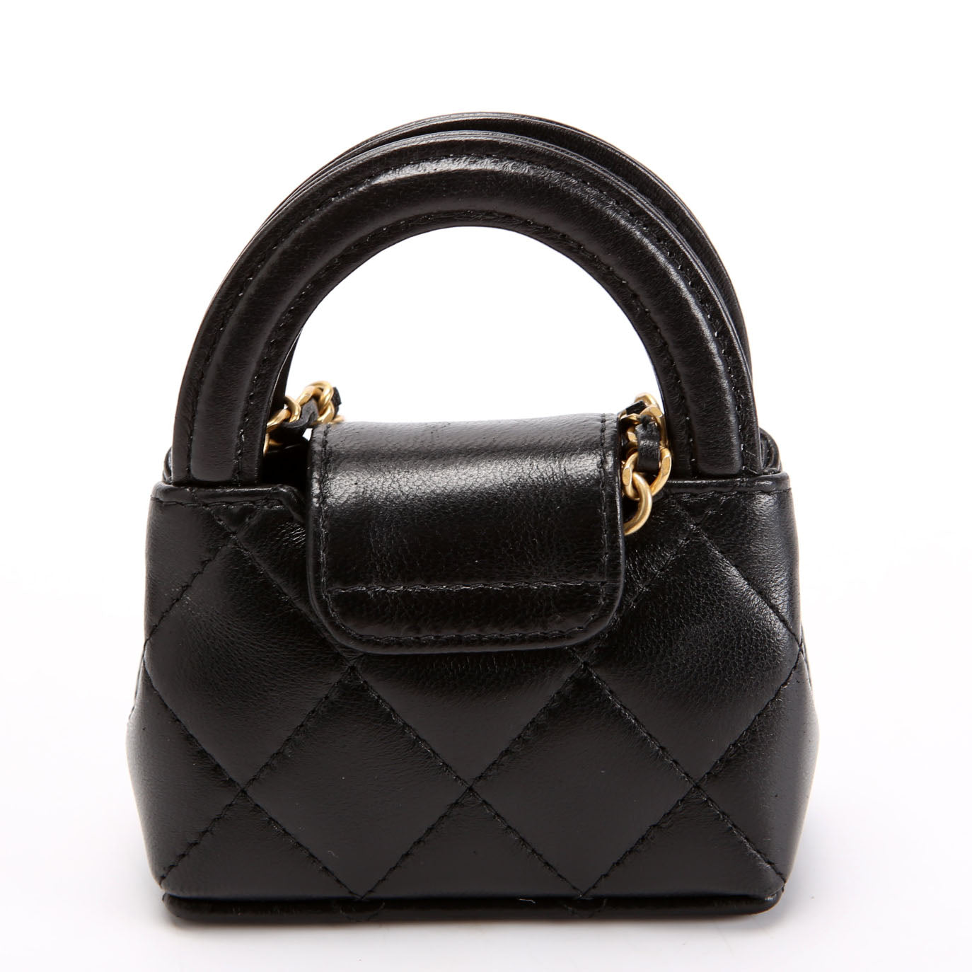 Mini Kelly Bag Charm Black
