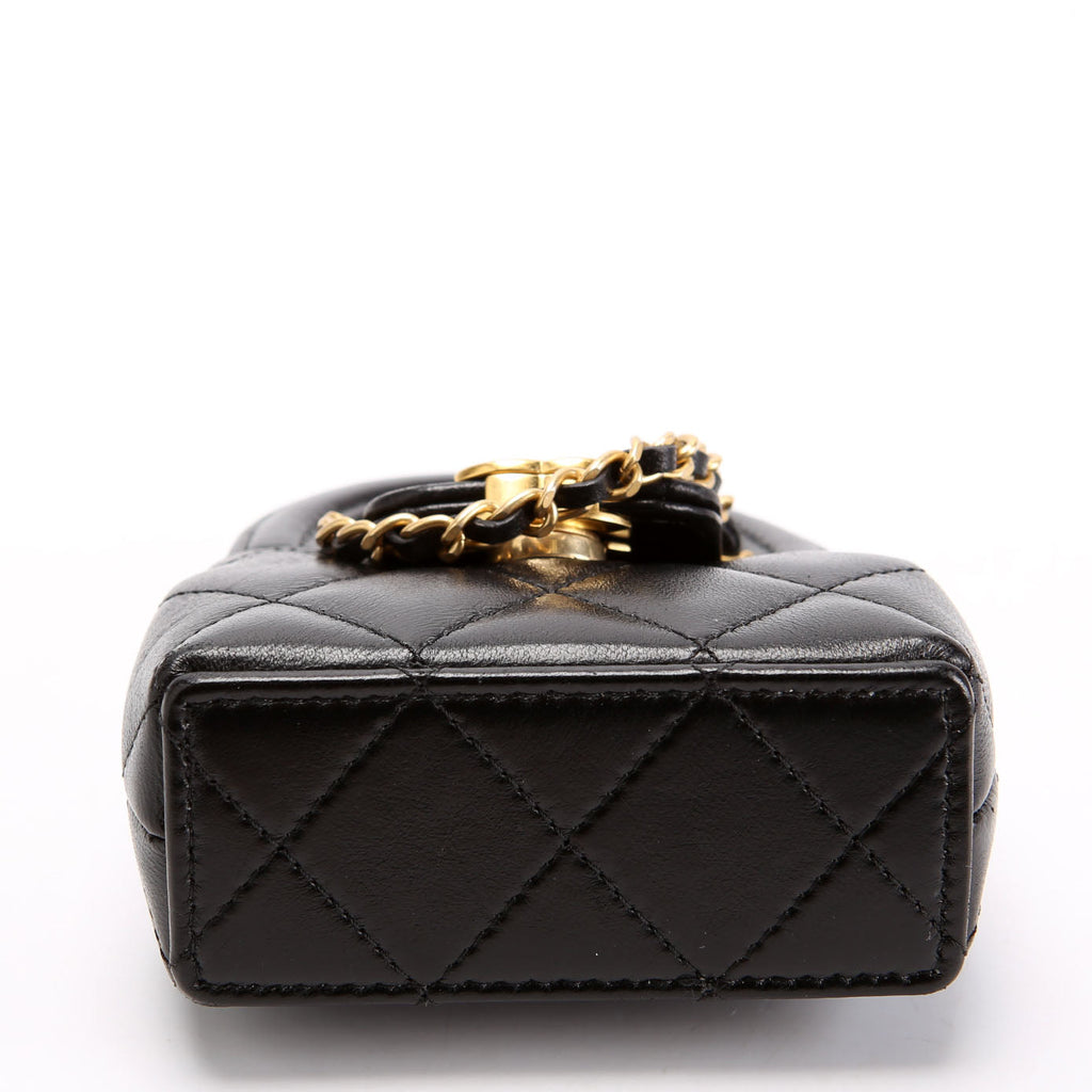 Mini Kelly Bag Charm Black