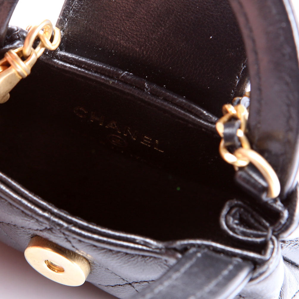 Mini Kelly Bag Charm Black