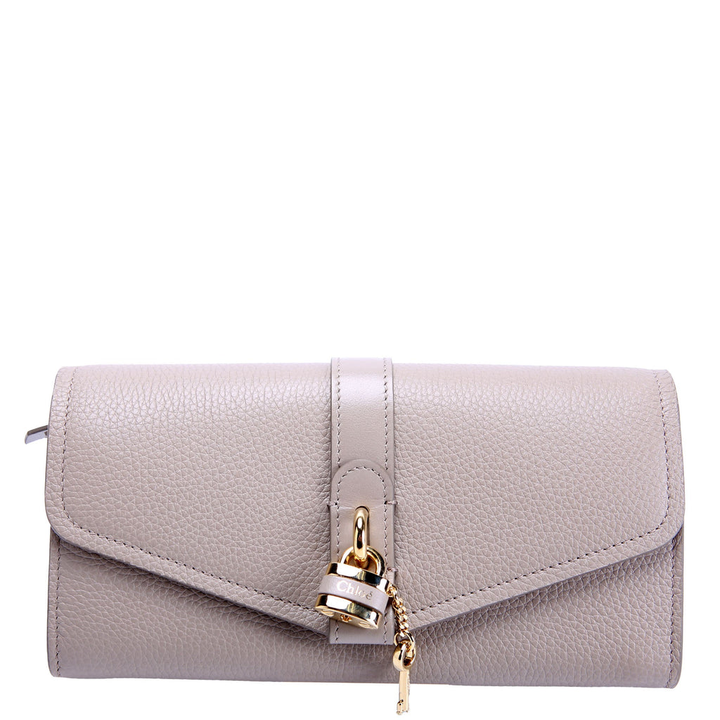 Aby Long Flap Wallet Taupe