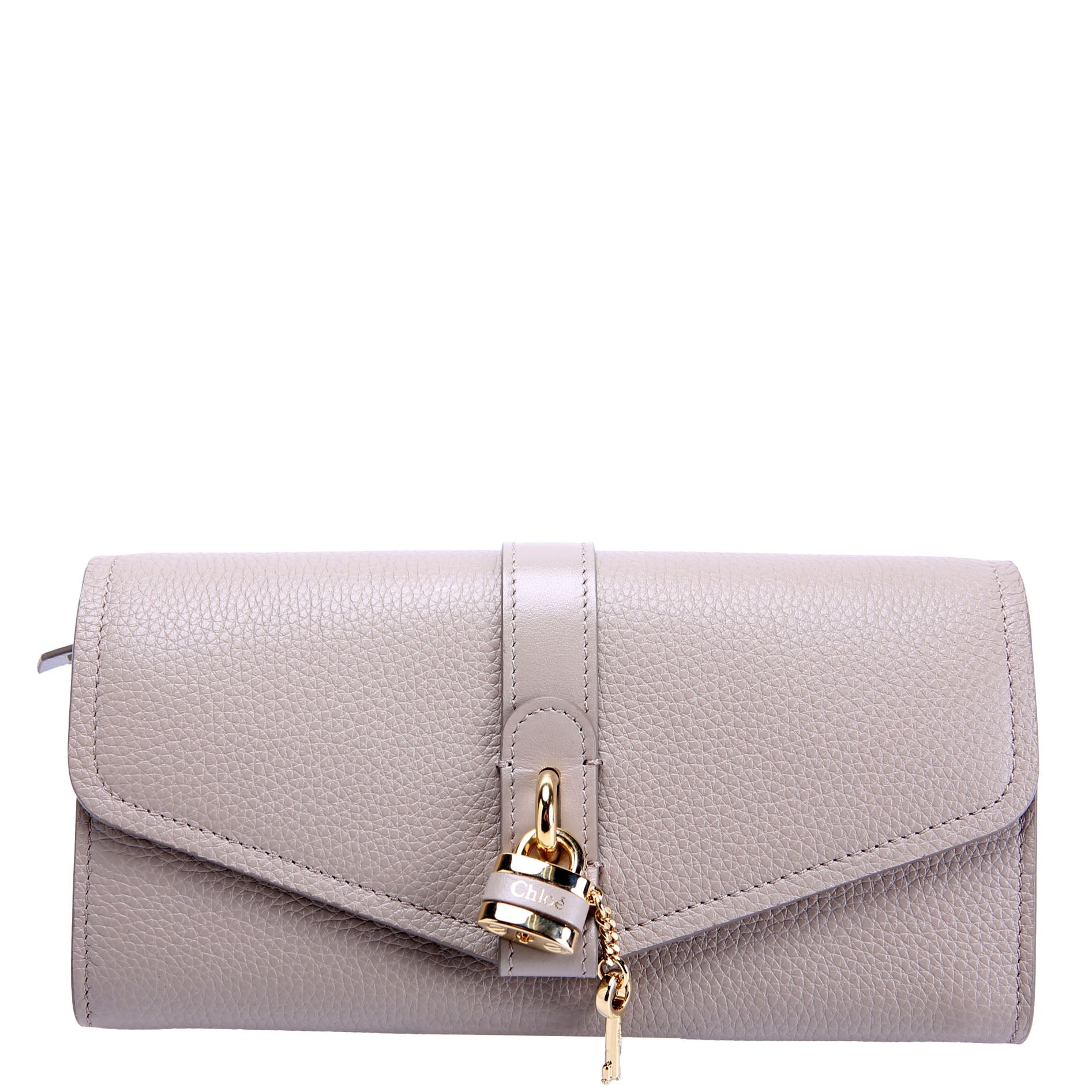 Aby Long Flap Wallet Taupe