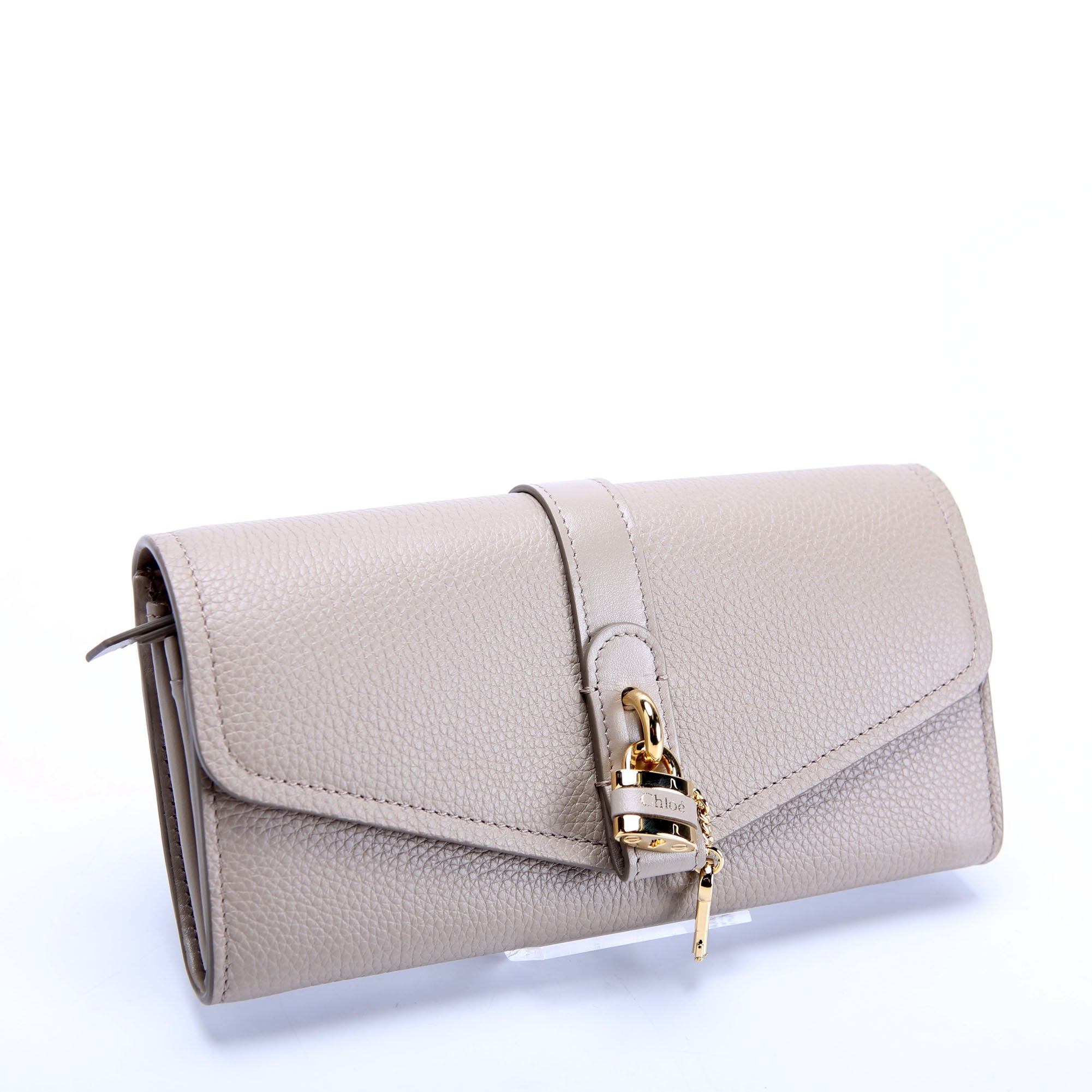 Aby Long Flap Wallet Taupe