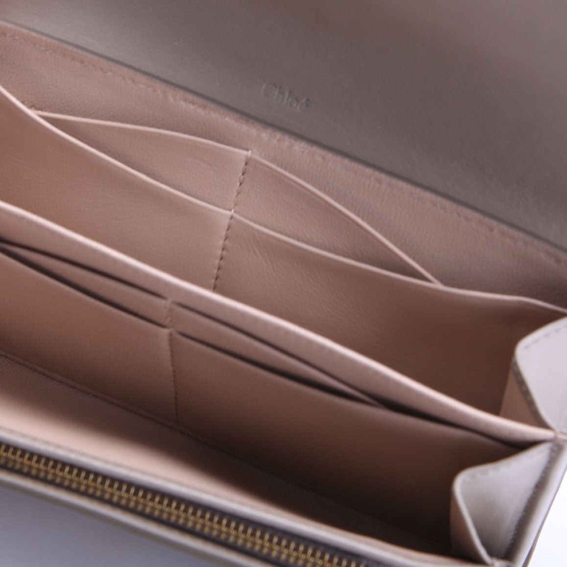 Aby Long Flap Wallet Taupe