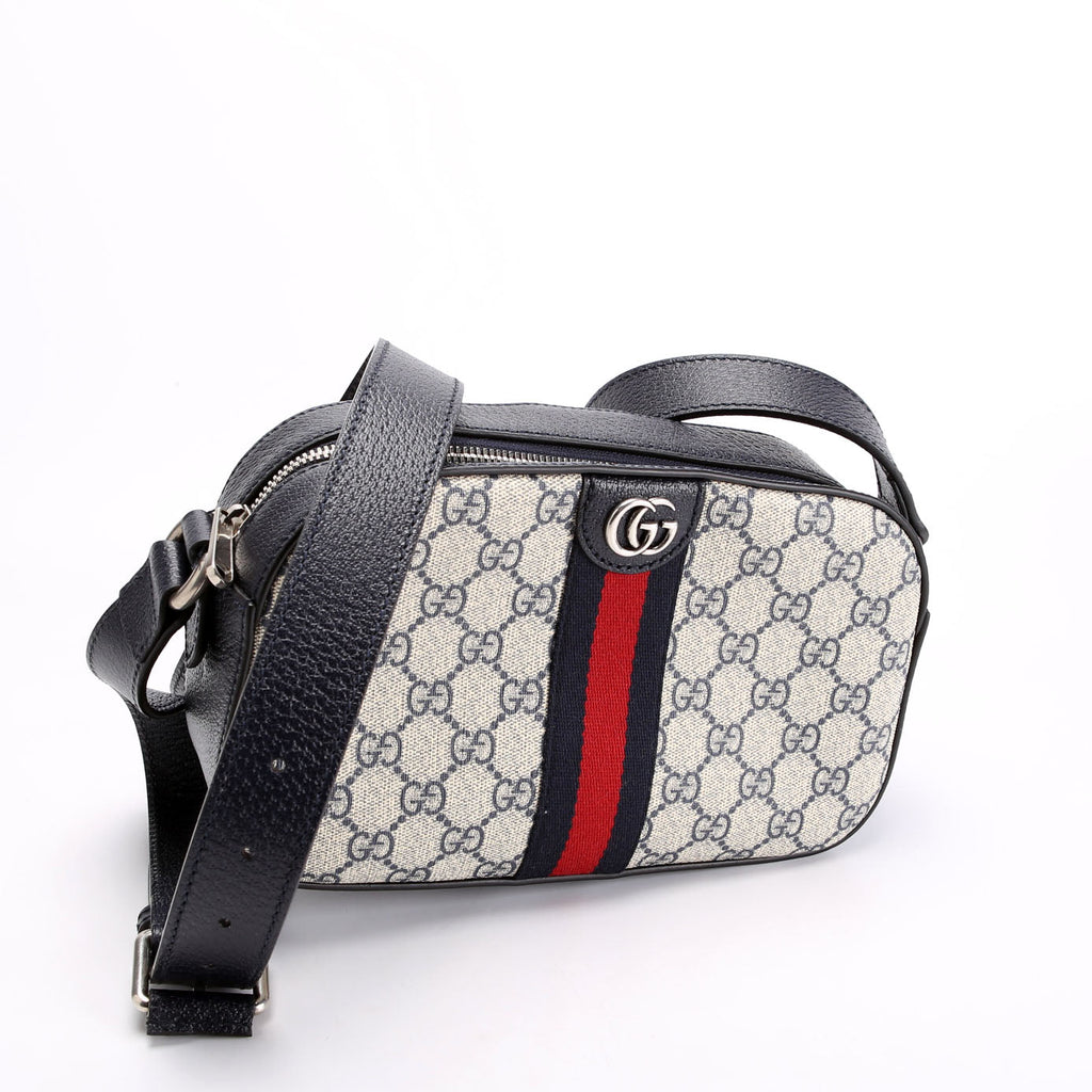 681064 Ophidia GG Shoulder Bag Navy