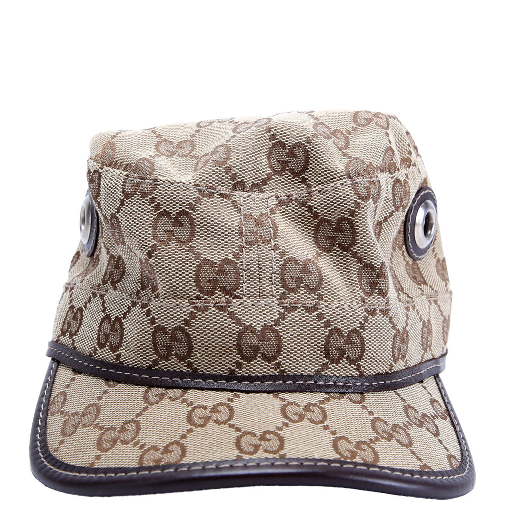 GG Canvas Military Hat Size Small