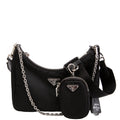 1BH204 Nylon Re-Edition 2005 Shoulder Bag Black