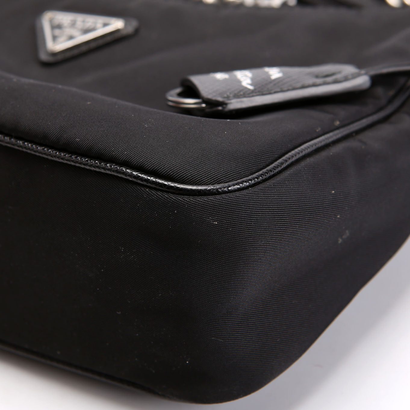 1BH204 Nylon Re-Edition 2005 Shoulder Bag Black