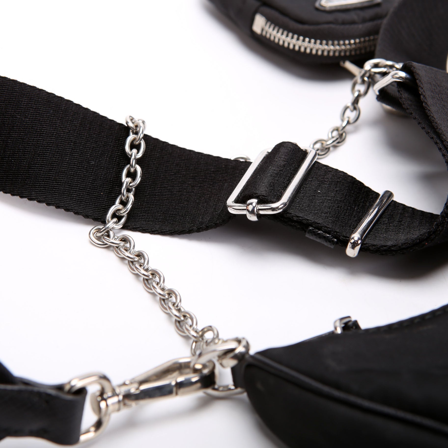 1BH204 Nylon Re-Edition 2005 Shoulder Bag Black