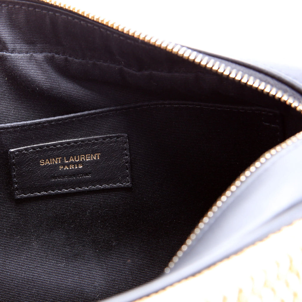 Lou Camera Bag Raffia 612544 Tan/Black