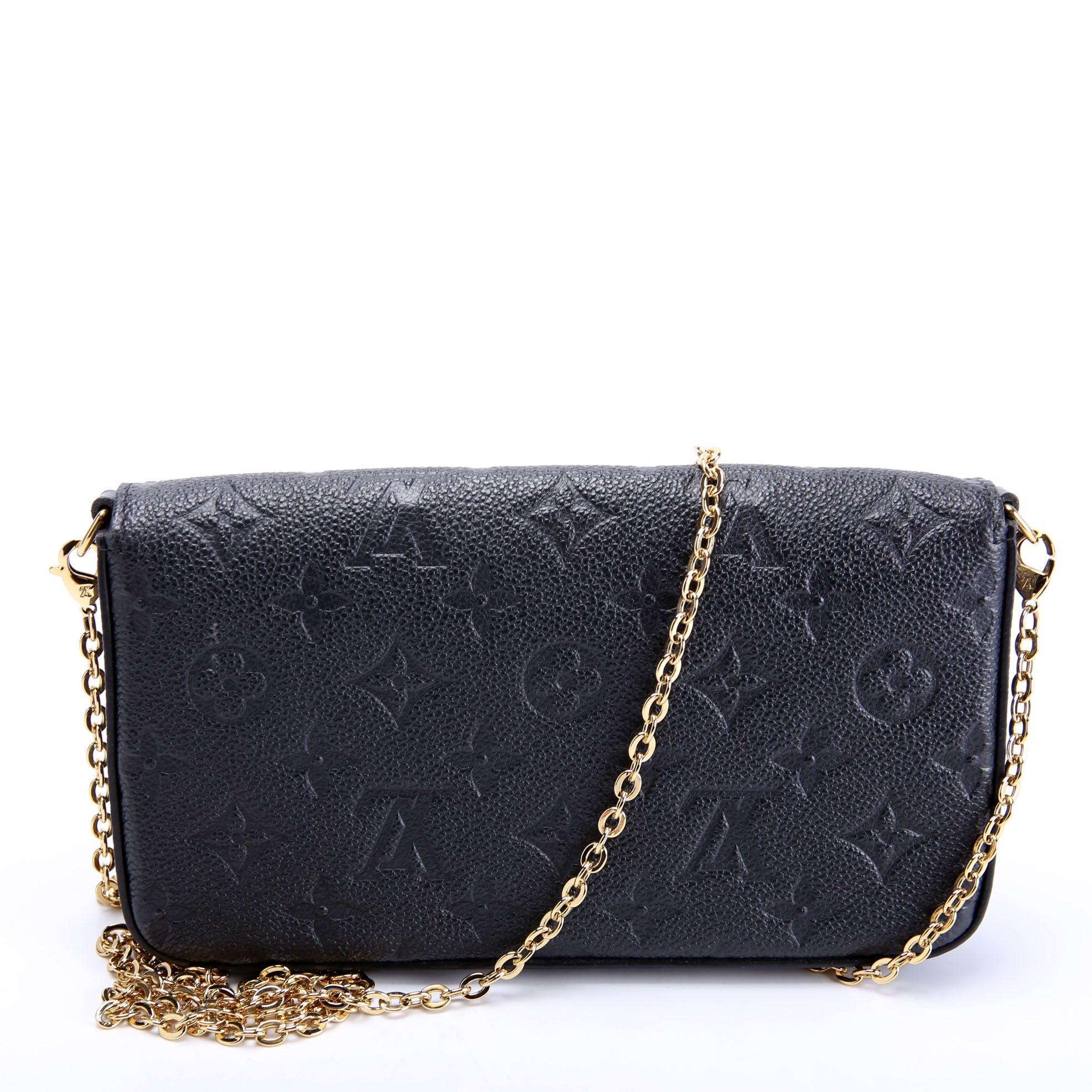 Pochette Felicie Empreinte Black