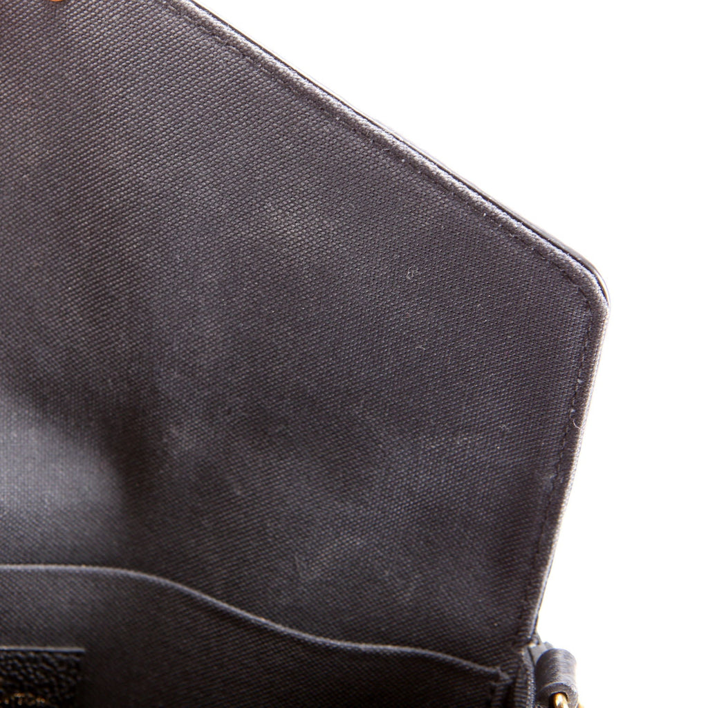 Pochette Felicie Empreinte Black